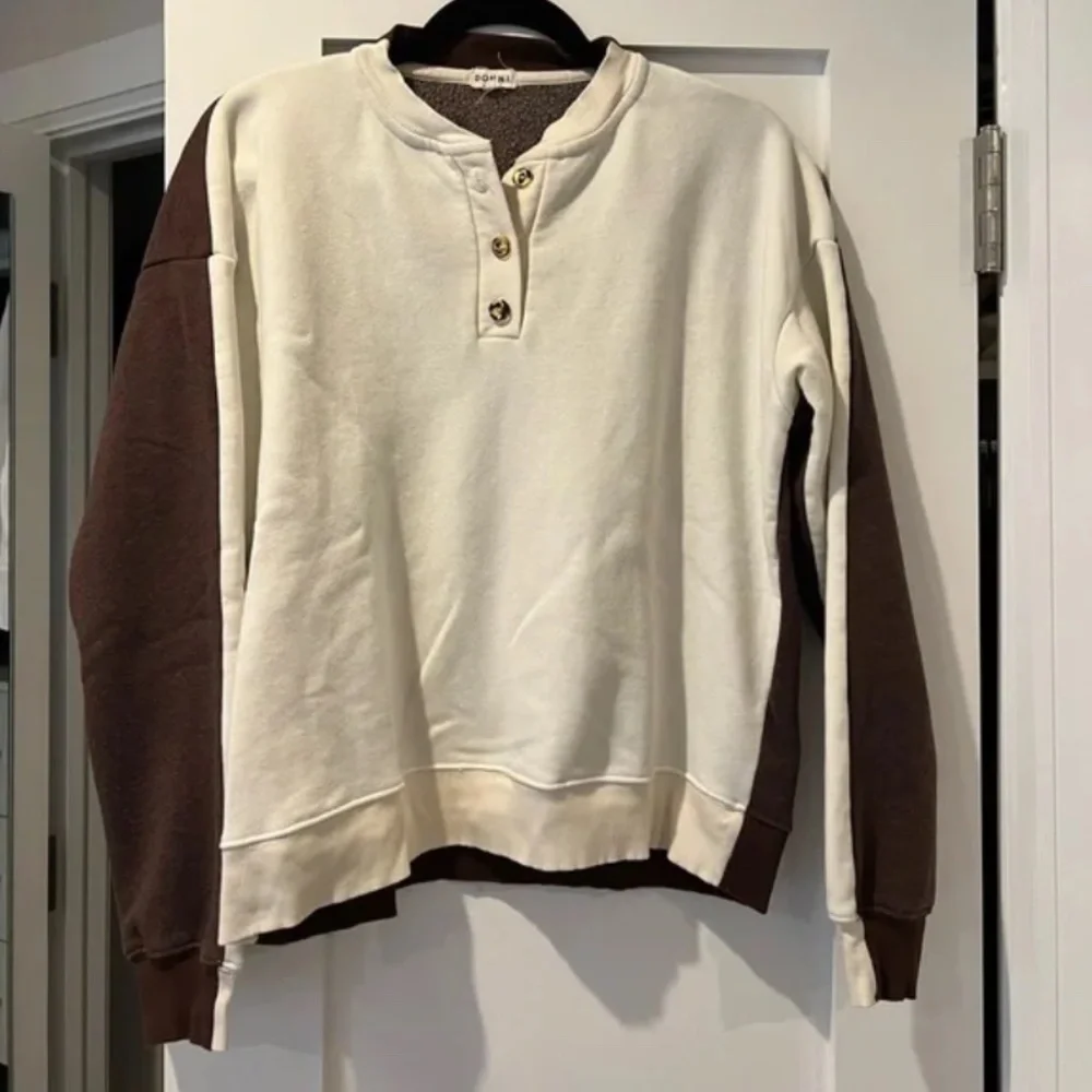 DONNI Henley Duo Sweatshirt [Small]